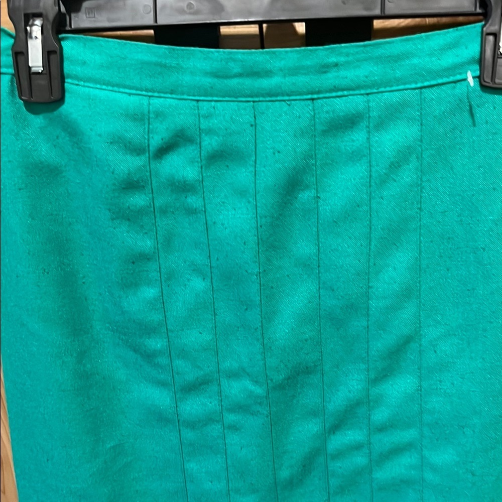 Haberdashery Collection by Persona Vibrant Green Midi Skirt - Picture 4 of 7